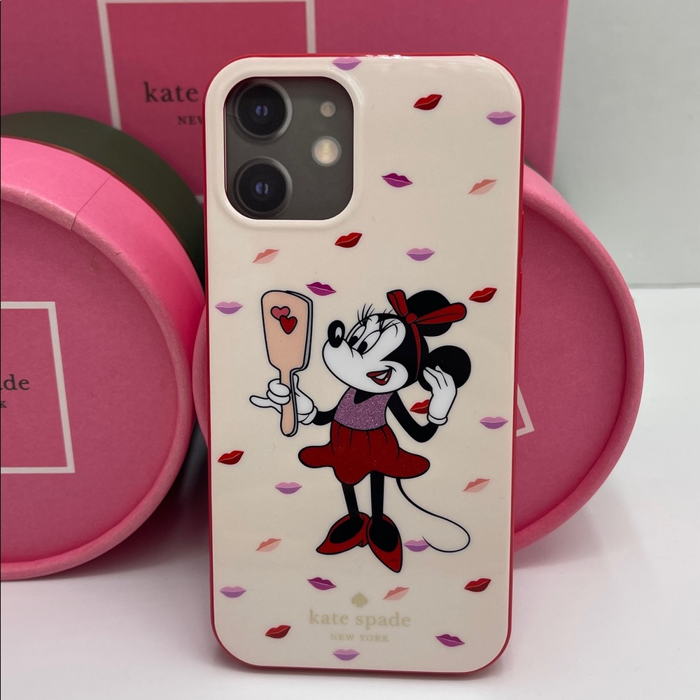 Kate Spade Minnie Mouse iPhone 12/12 Pro Case - Cream and Red - Picture 14 of 16